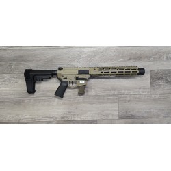 CMMG Banshee MkGs ZEROED 9mm FRT with ZEROED 36 Ti Suppressor - Coyote Tan CMMG Banshee MkGs ZEROED 9mm FRT with ZEROED 36 Ti Suppressor - Coyote Tan