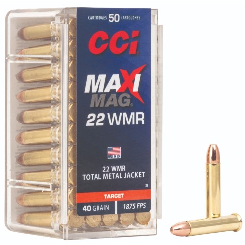 CCI 22 WMR 40gr Maxi-Mag TMJ 50rd Box