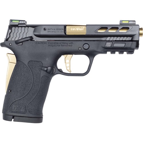 Smith & Wesson M&P Shield EZ Performance Center .380 ACP Ported - Gold