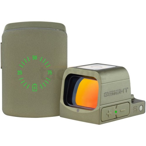 Osight S Olive Drab Green 1x 2 MOA Red Dot / 32 MOA Circle