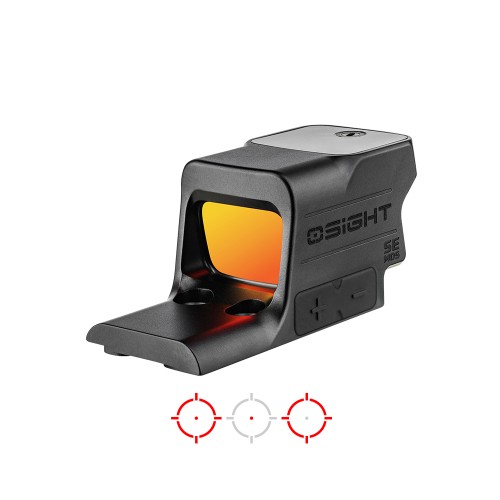 Osight SE MOS Enclosed Red Dot 2 MOA / 32 MOA Circle (Glock MOS Direct Mount)